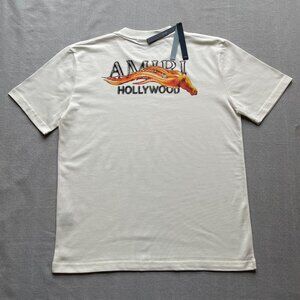 AMIRI MEN'S NEW CASUAL COTTON T-SHIRT XLARGE